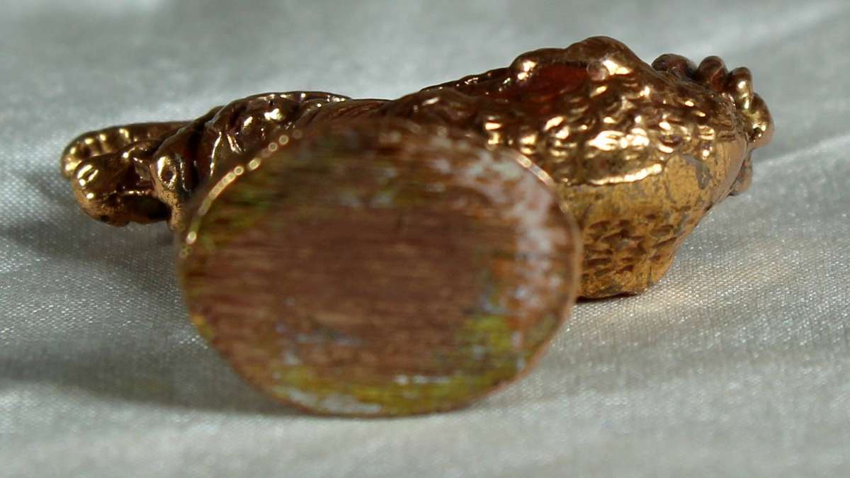 Miniature copper plated - Cockrel