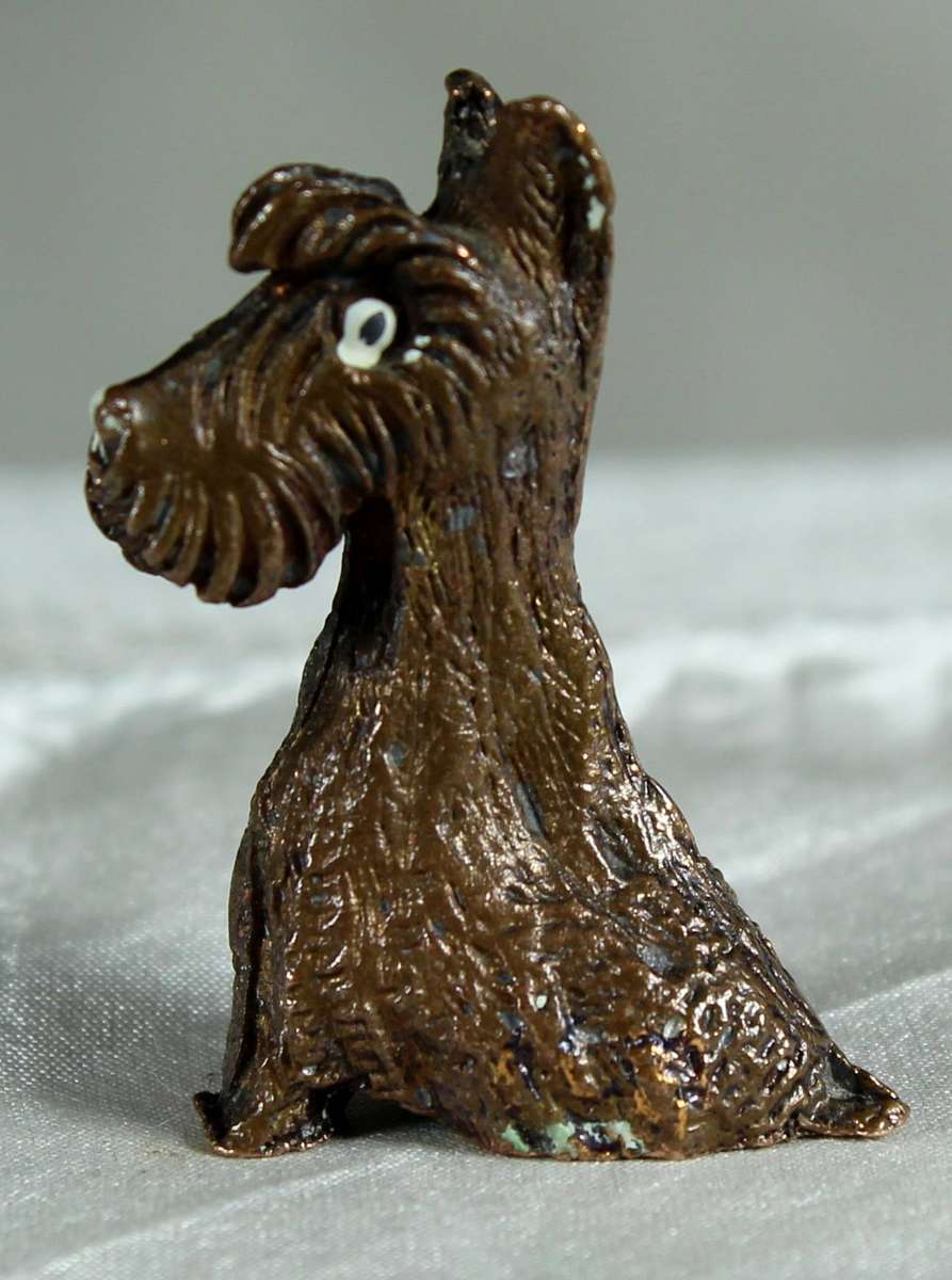 Miniature copper plated - Scottie