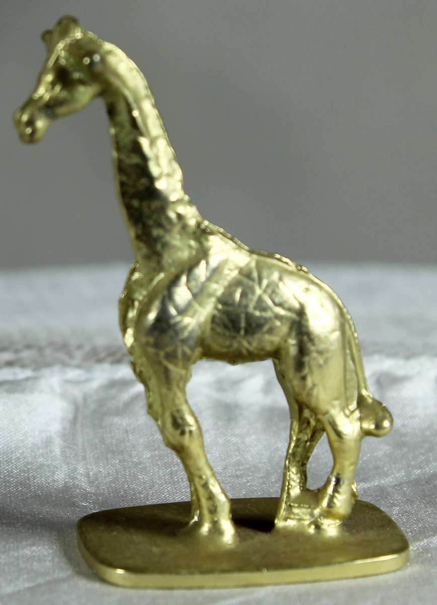 Miniature brass plated - Giraffe