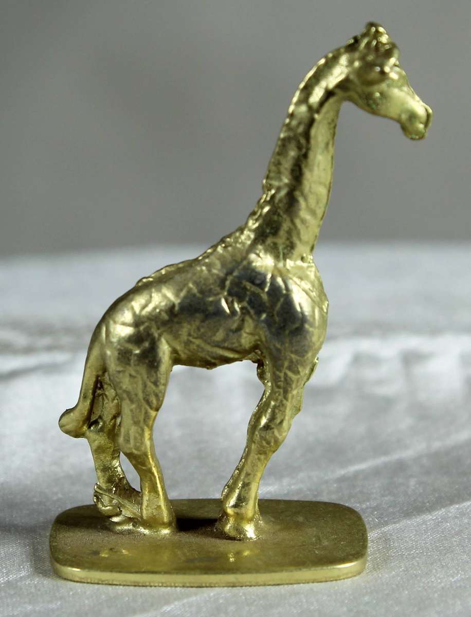 Miniature brass plated - Giraffe