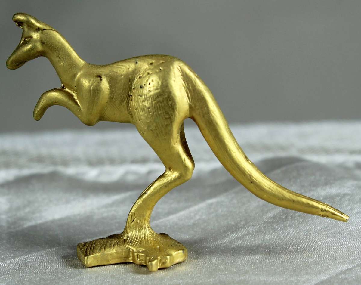 Miniature plated metal - Kangaroo