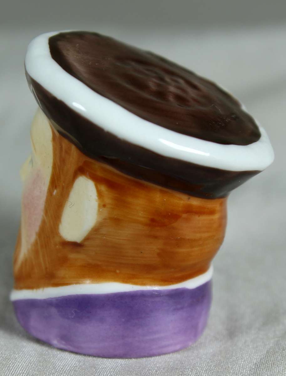 Staffordshire thimble - King Henry VIII