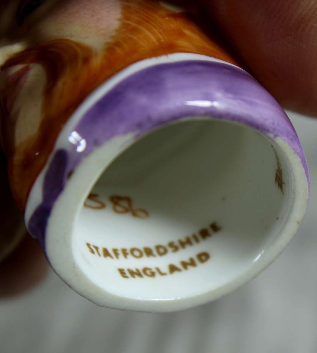 Staffordshire thimble - King Henry VIII