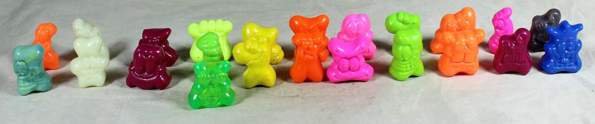 Vintage crazy bones / Jojo's figures - 24 figures