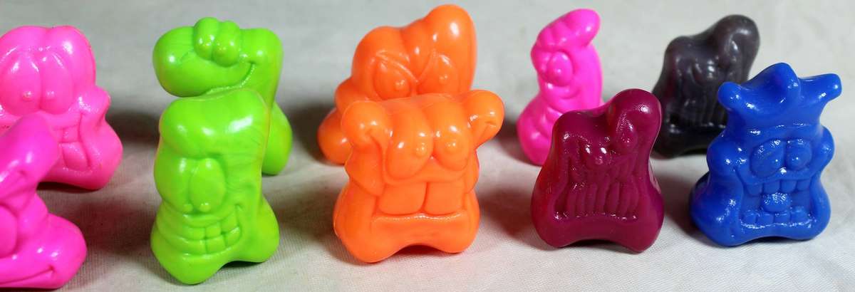 Vintage crazy bones / Jojo's figures - 24 figures