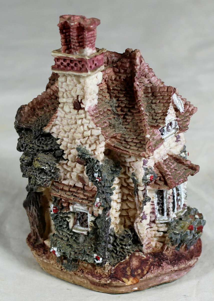 Stone house with watch