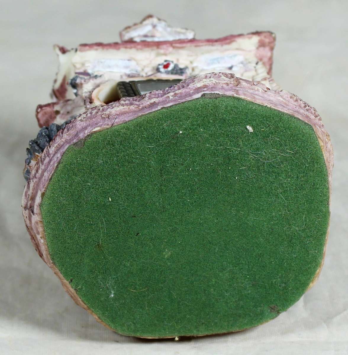 Stone house with watch