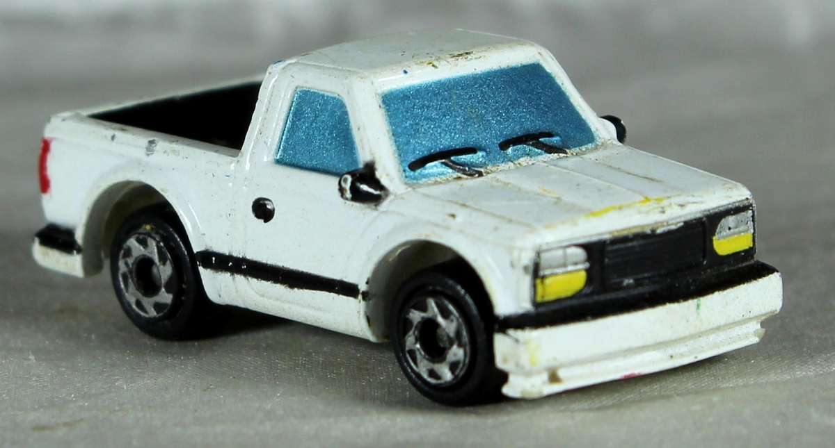 Micro car - white pickup