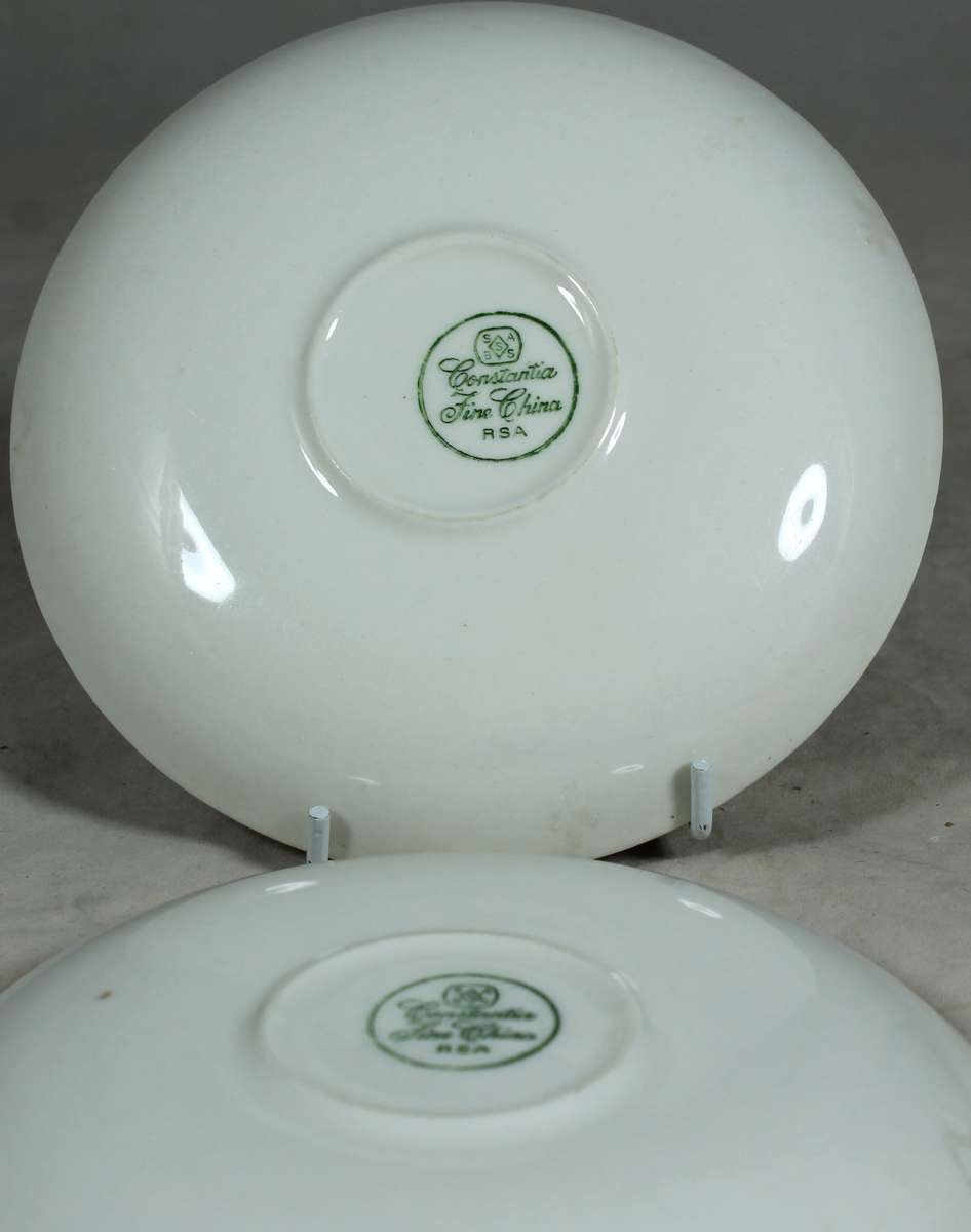 Pair of Constantia saucers