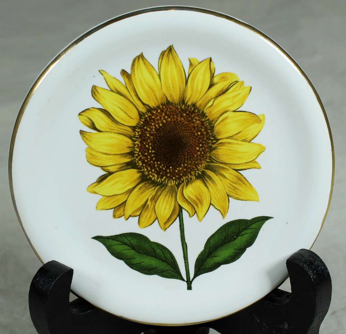 Small display plate - Sunflower