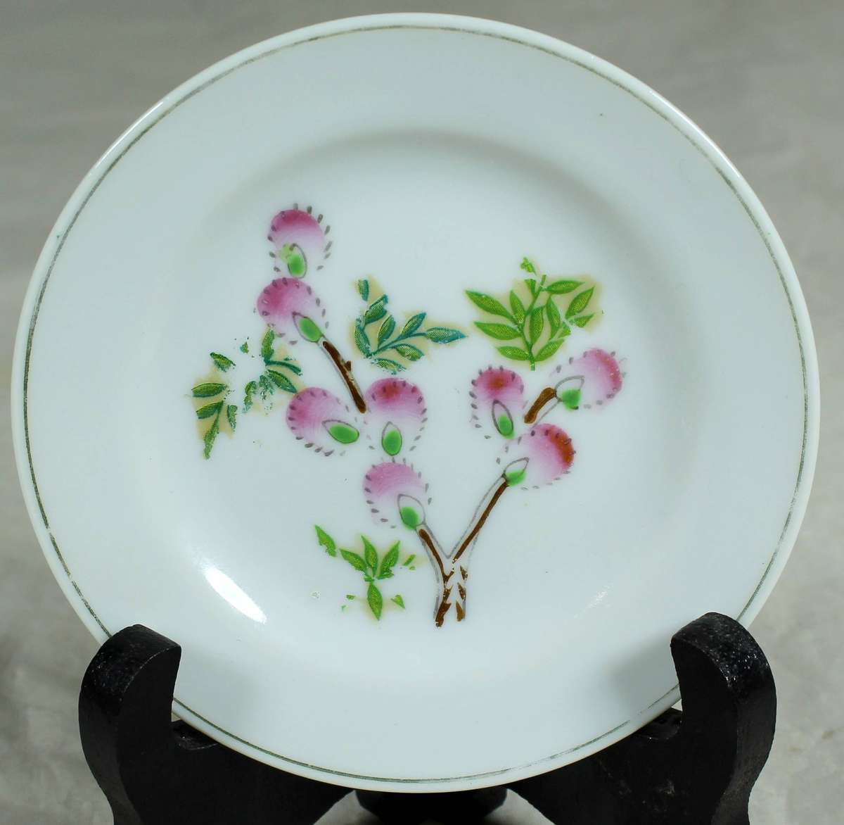 Small display plate - Berries on a branch