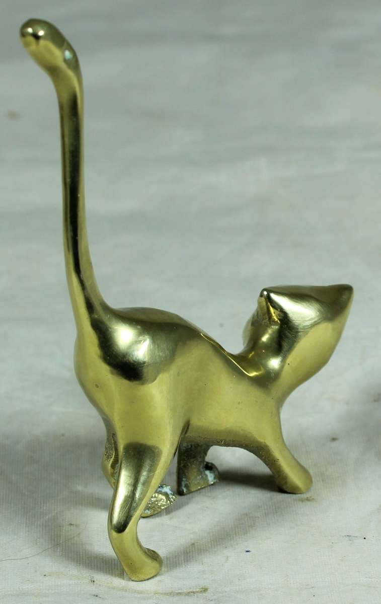 Small brass - Cat - Ring holder