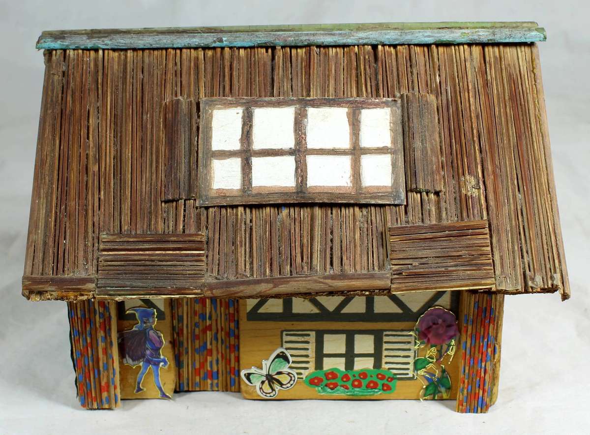 Hand built wooden cottage