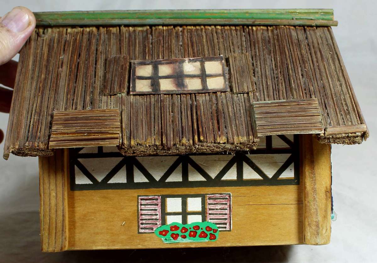 Hand built wooden cottage
