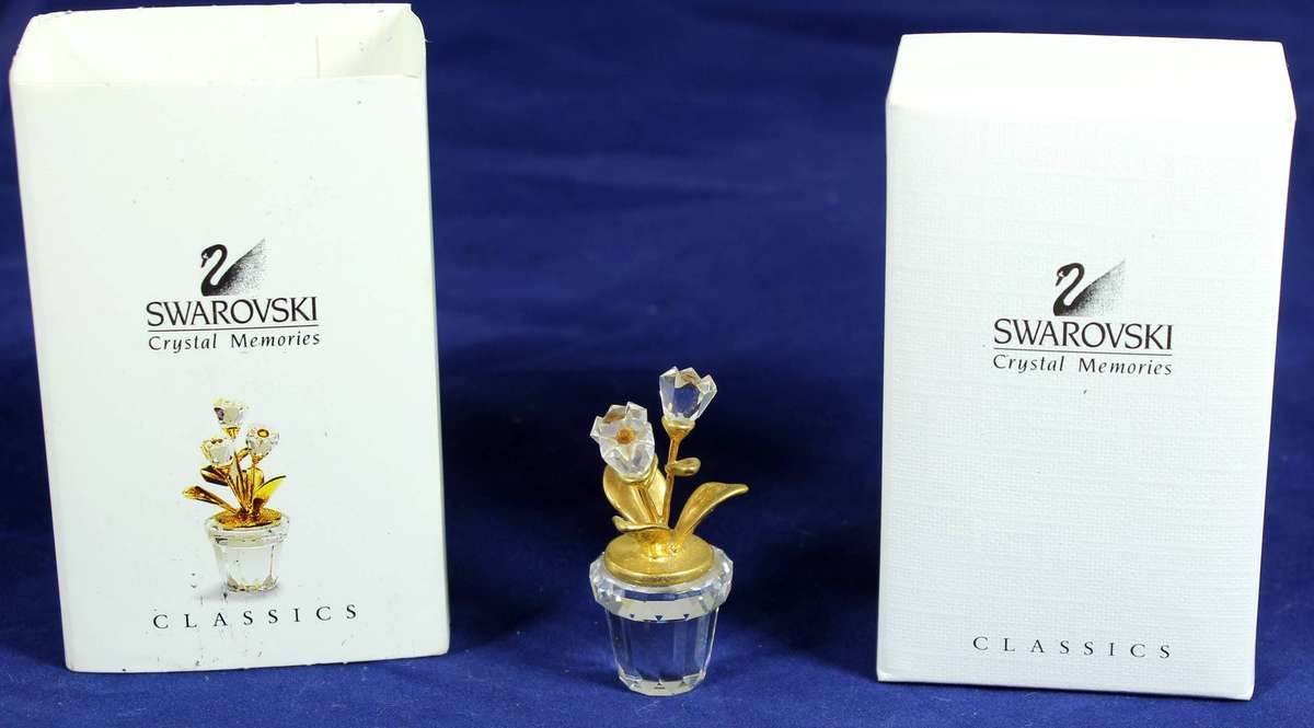 Swarovski Crystal - Memories - Vase of flowers