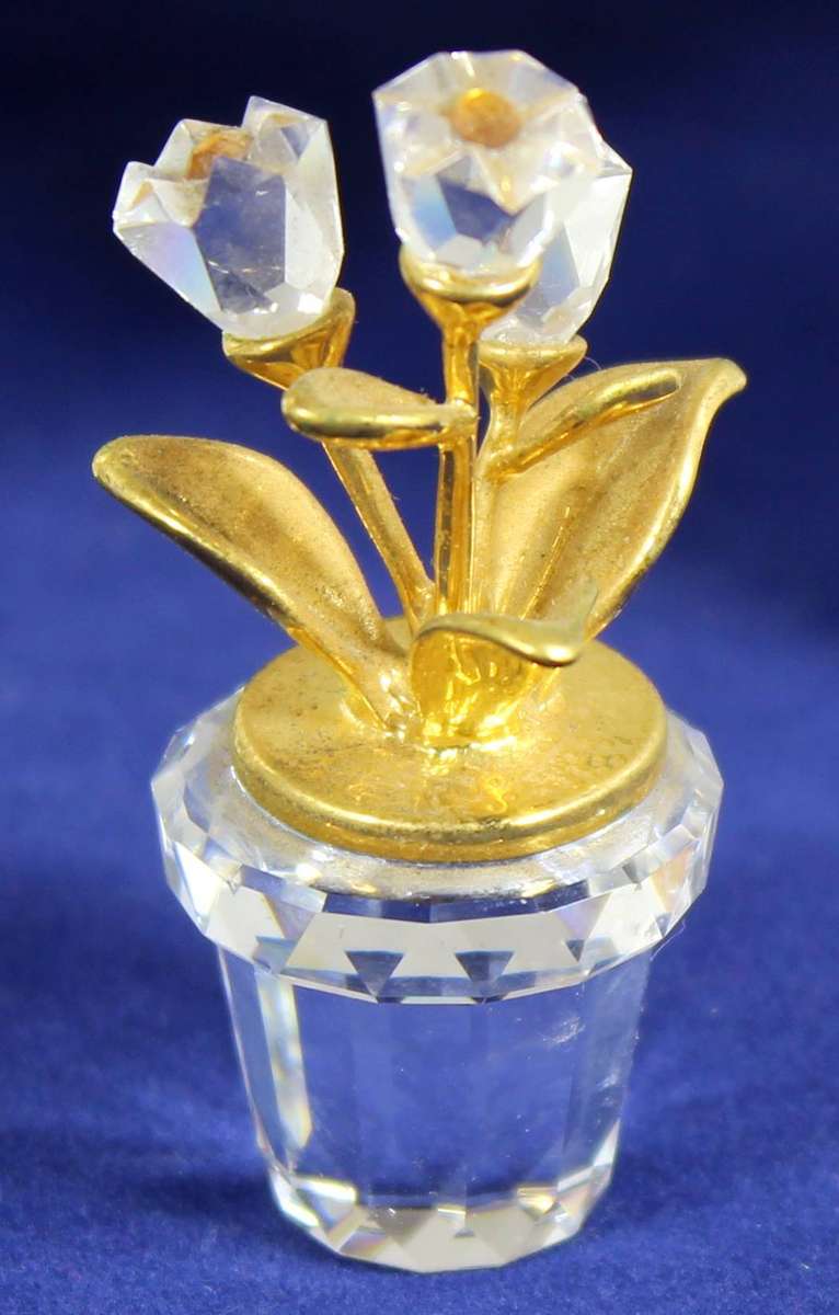 Swarovski Crystal - Memories - Vase of flowers