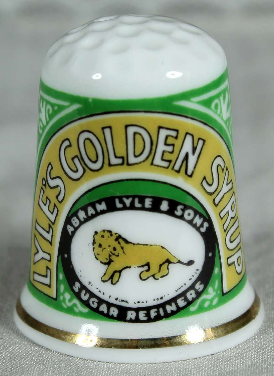 Advertising thimble - Lyles golden syrup