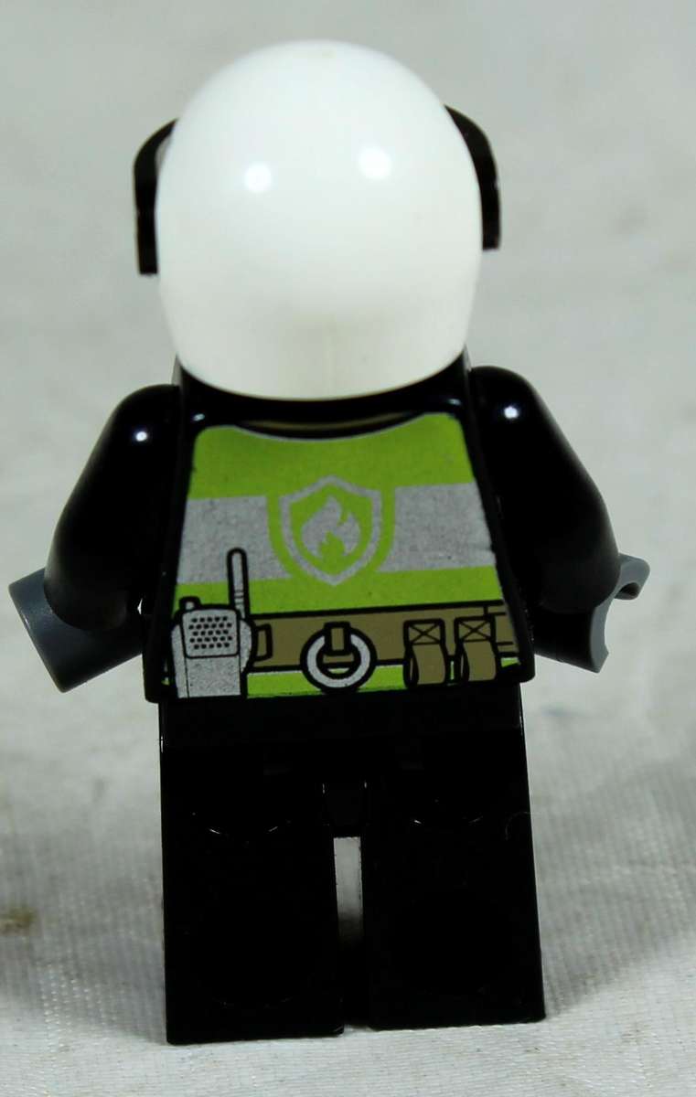 Miniature Lego figurine - fireman