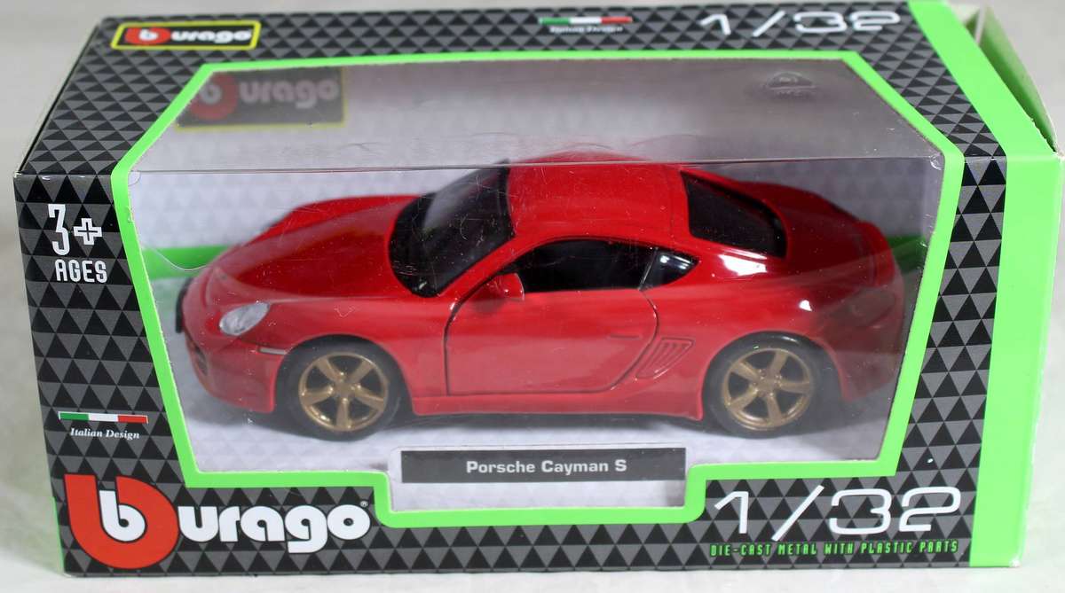 Burago - Porsche Cayman S - Red