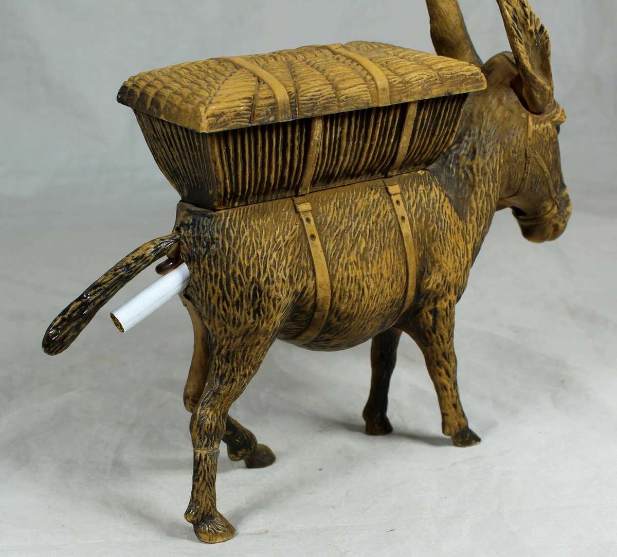 Novelty donkey cigarette dispenser