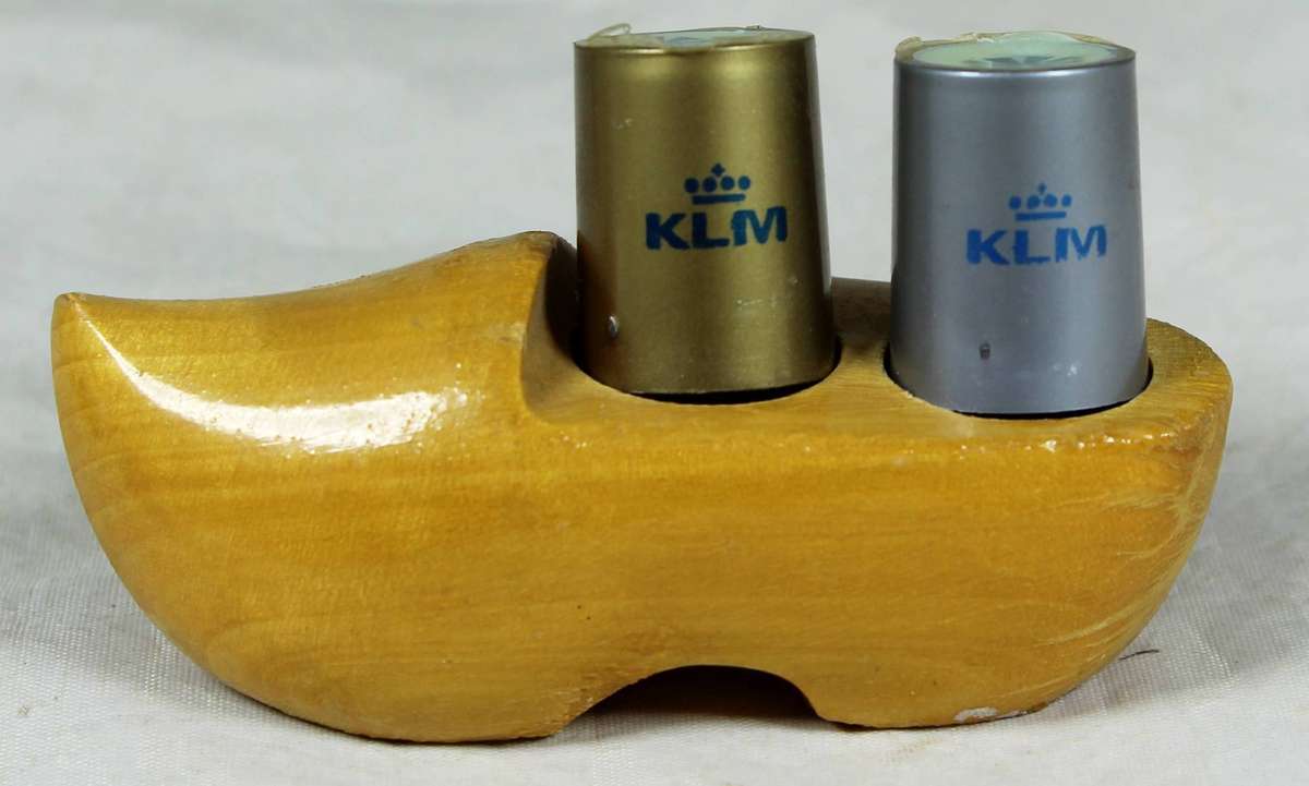 KLM airlines salt & pepper set