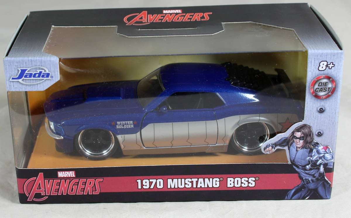 Jada - Marvel Avengers - 1970 Mustang Boss - Blackout Rims