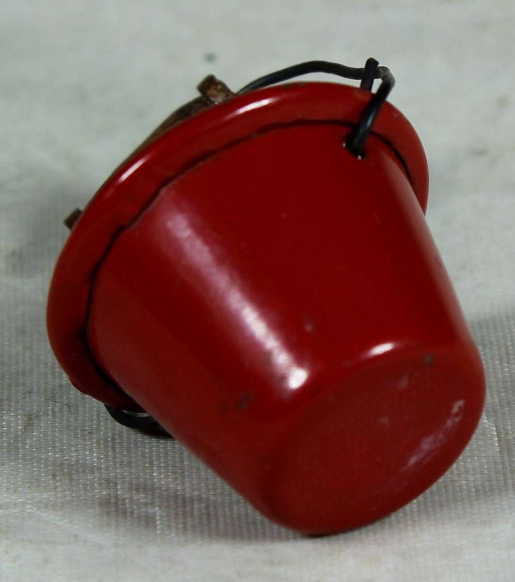 Miniature metal fire bucket