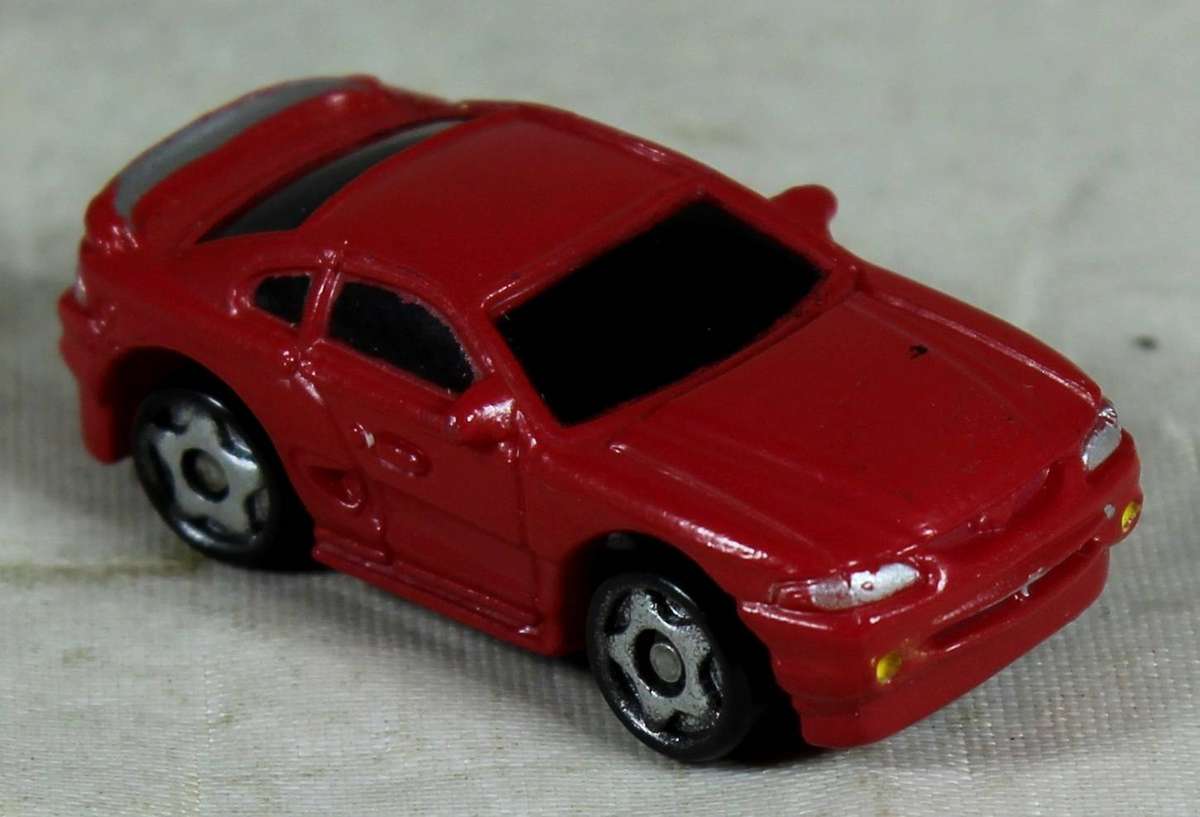 Micro Machines - Charm Max - Ford Mustang STV - Red - Ball-bearing