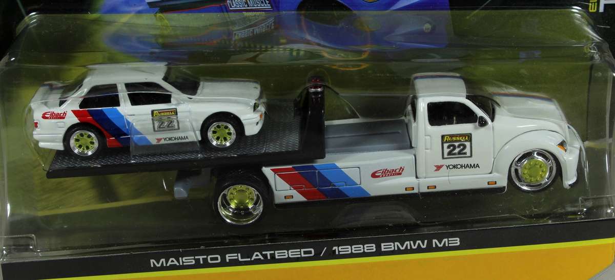 Maisto - Flatbed with 1988 BMW M3