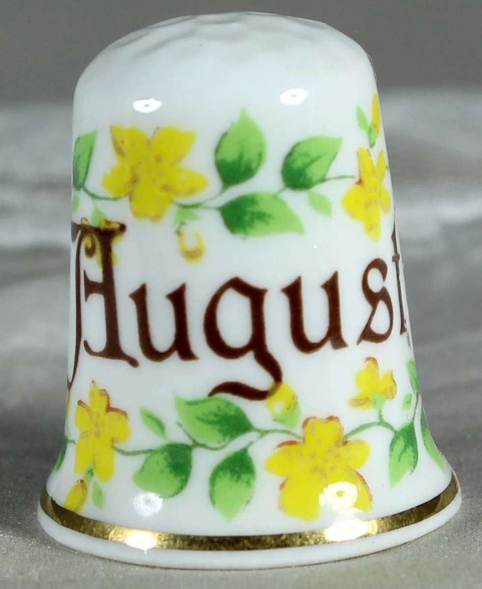 Thimble - August with yellow flowers