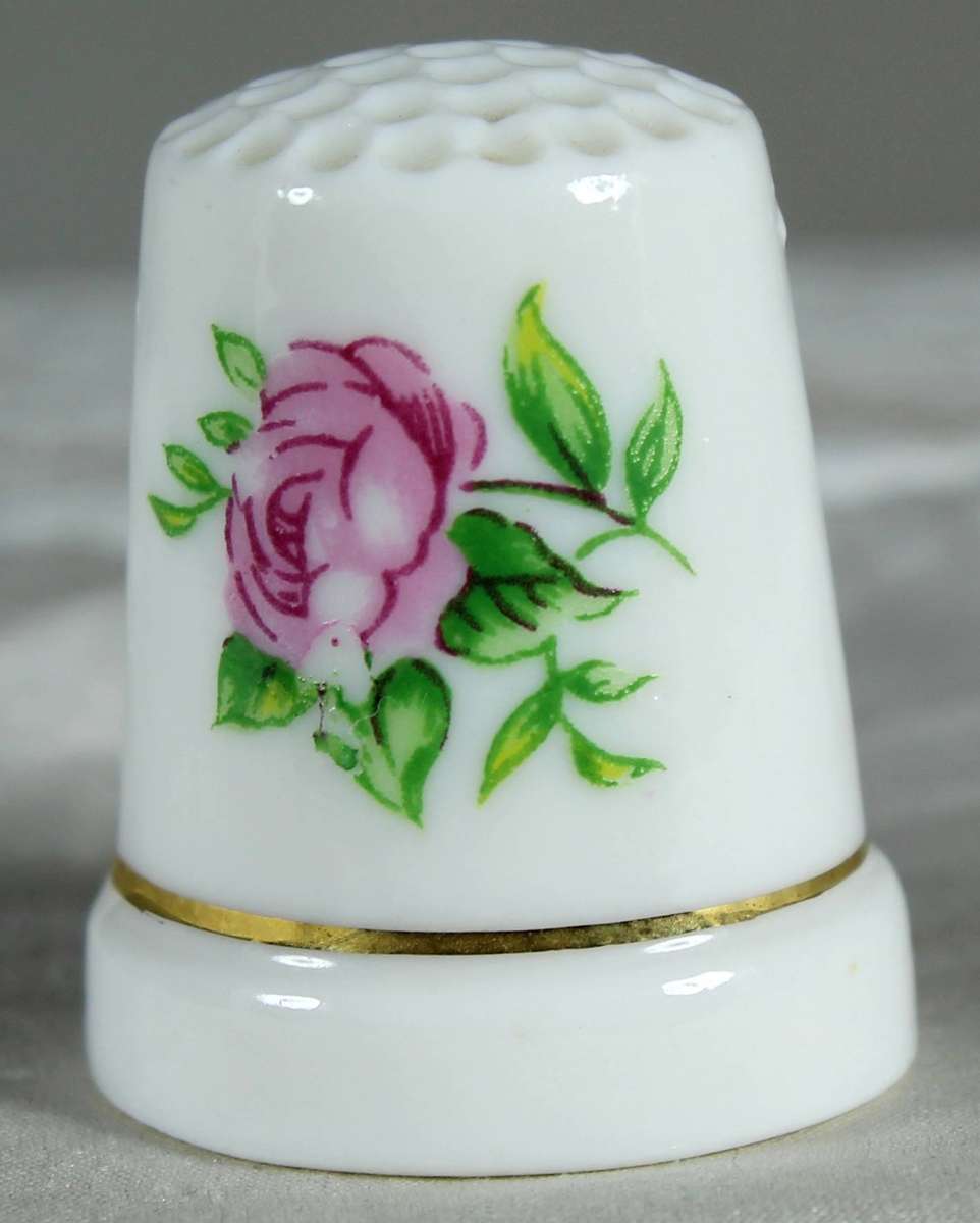 Thimble - Pink flower