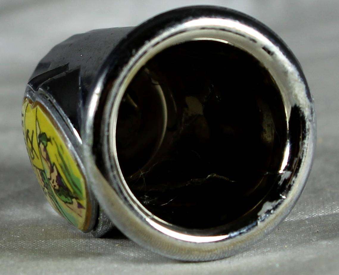 Silver plated thimble - Pilgrims rest