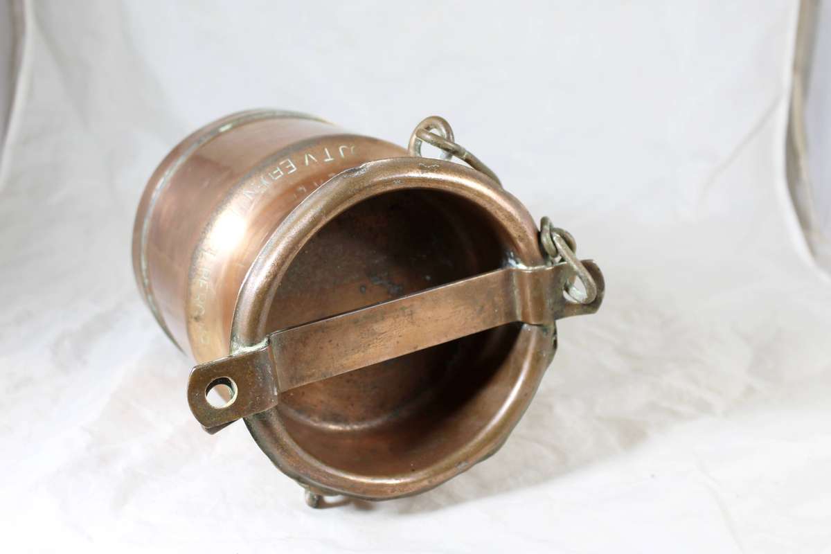 Copper milk can - JT van Eeden Heidelberg KP 2 gal