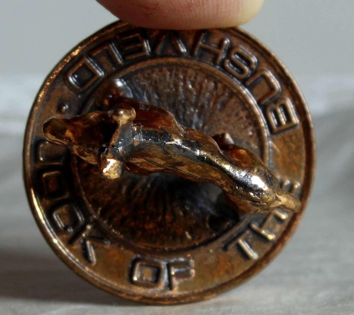 Miniature copper plated - Jock of the Bushveld