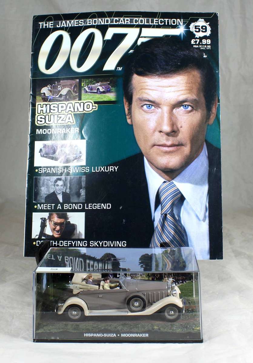 James Bond 007 with magazine #59 Hispano-Suiza - Moonraker
