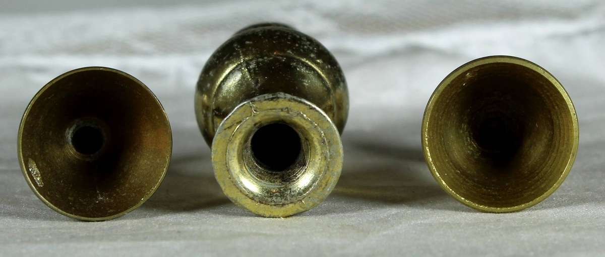 Miniature brass - Decanter & 2 goblets