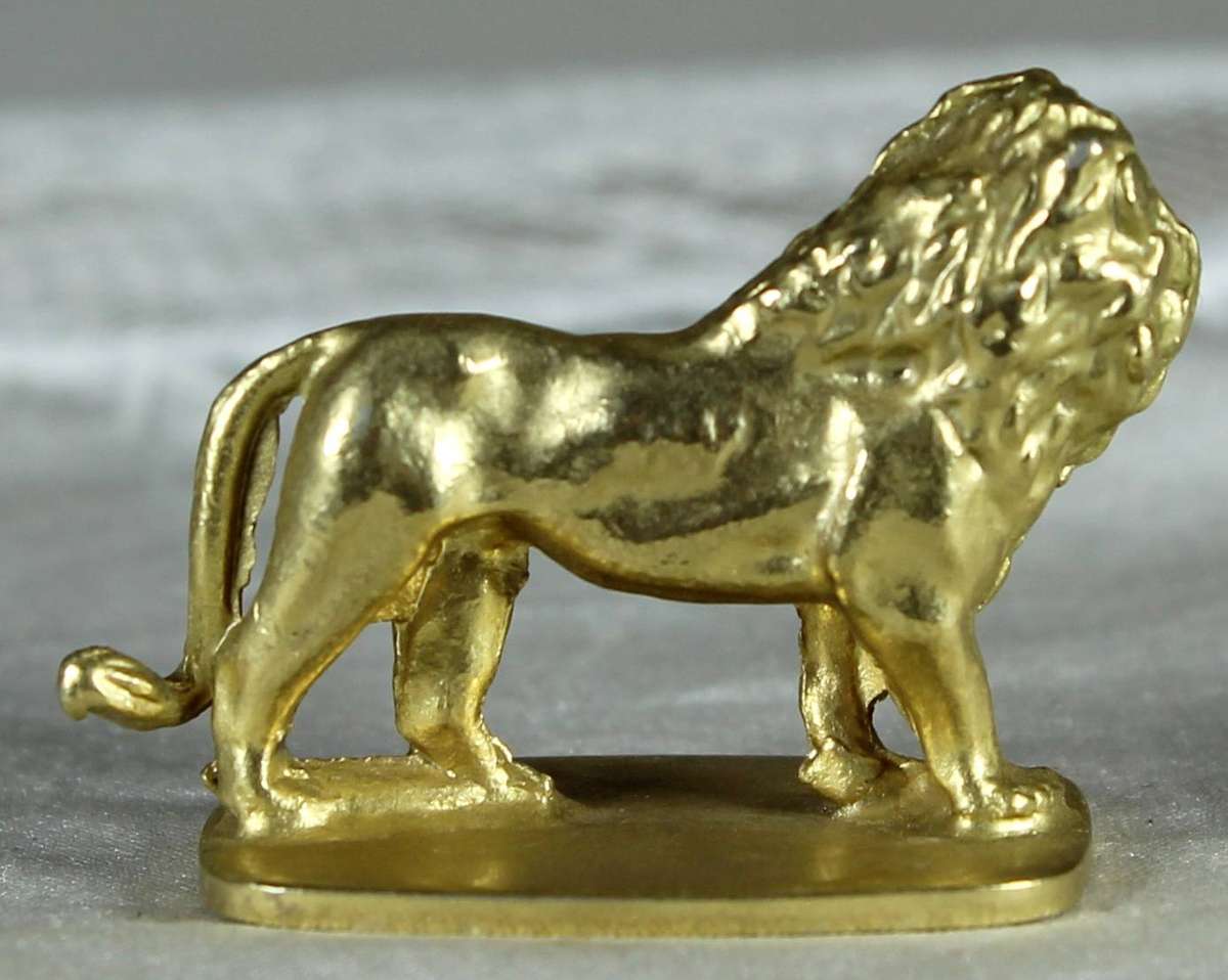 Miniature brass - Lion