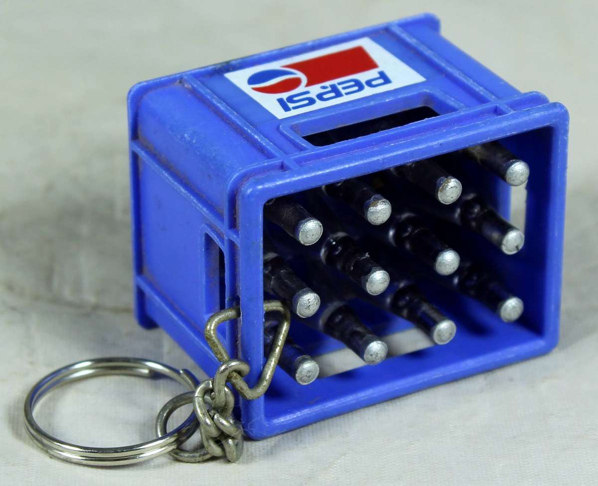 Miniature - Pepsi crate with bottles - Keyring
