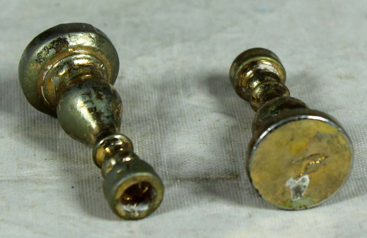 Miniature Brass - Pair of candle sticks