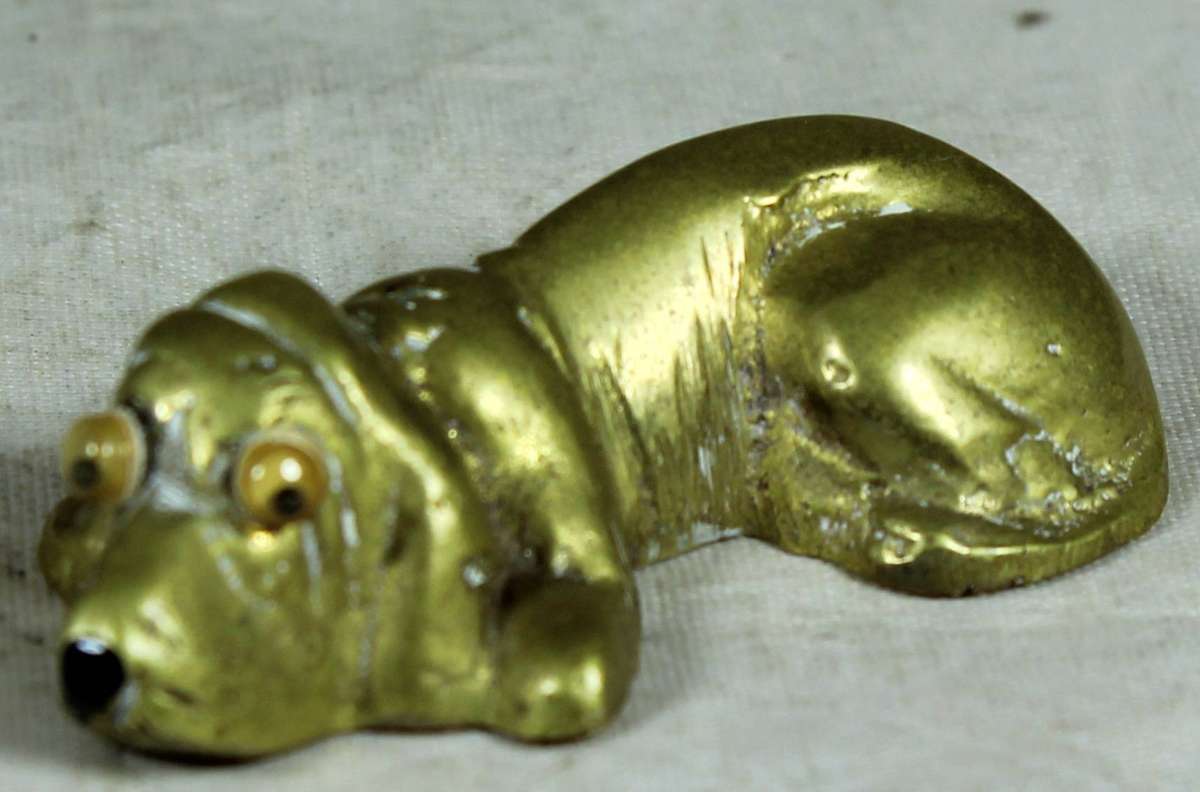 Miniature Brass - Doggy sleeping