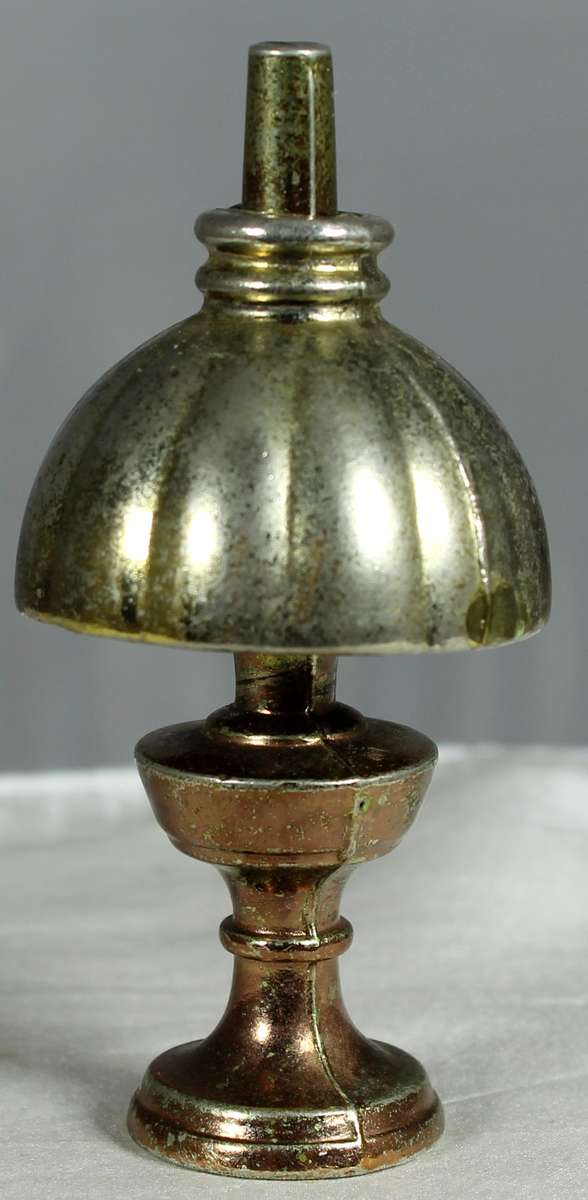 Vintage miniature brass lamp