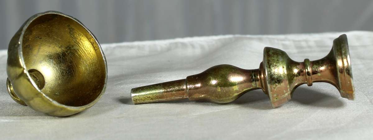 Vintage miniature brass lamp