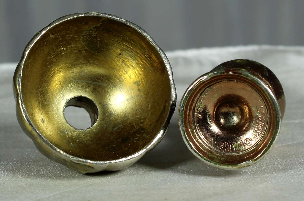 Vintage miniature brass lamp