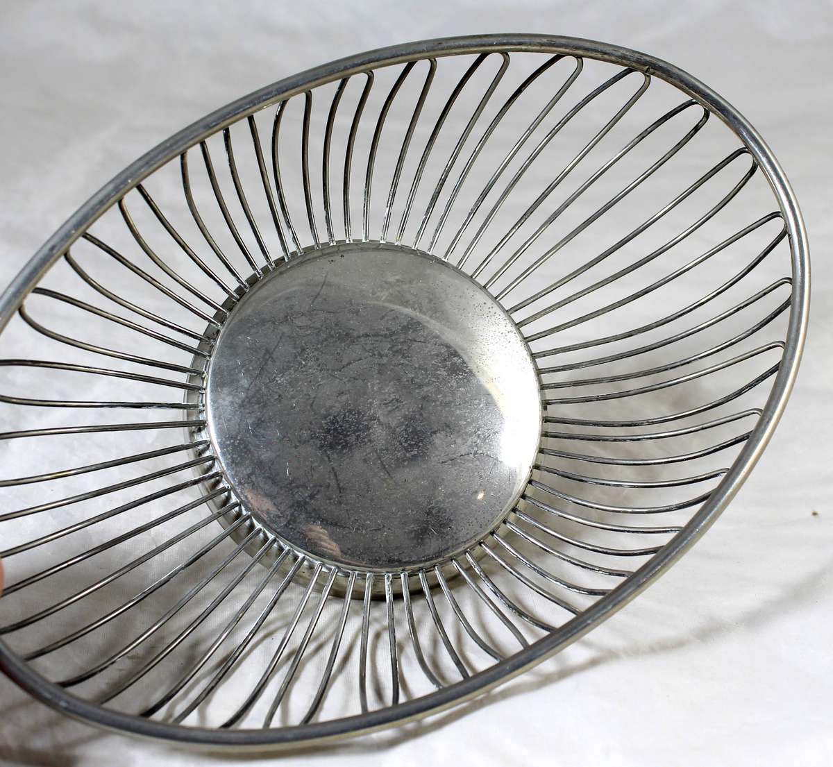 Small silver plated fruit bowl
