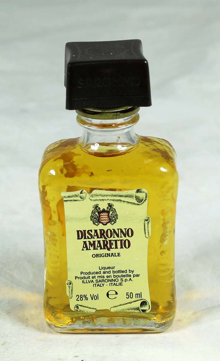 Mini liquor bottle - Disaronno Amaretto