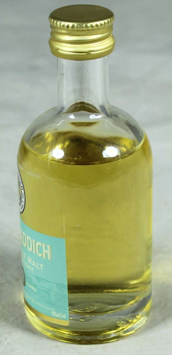 Mini liquor bottle - Bruichladdich single malt whisky