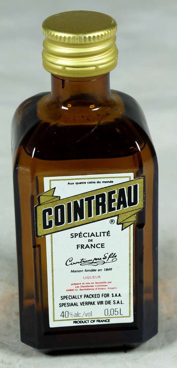 Mini liquor bottle - Cointreau Liquour