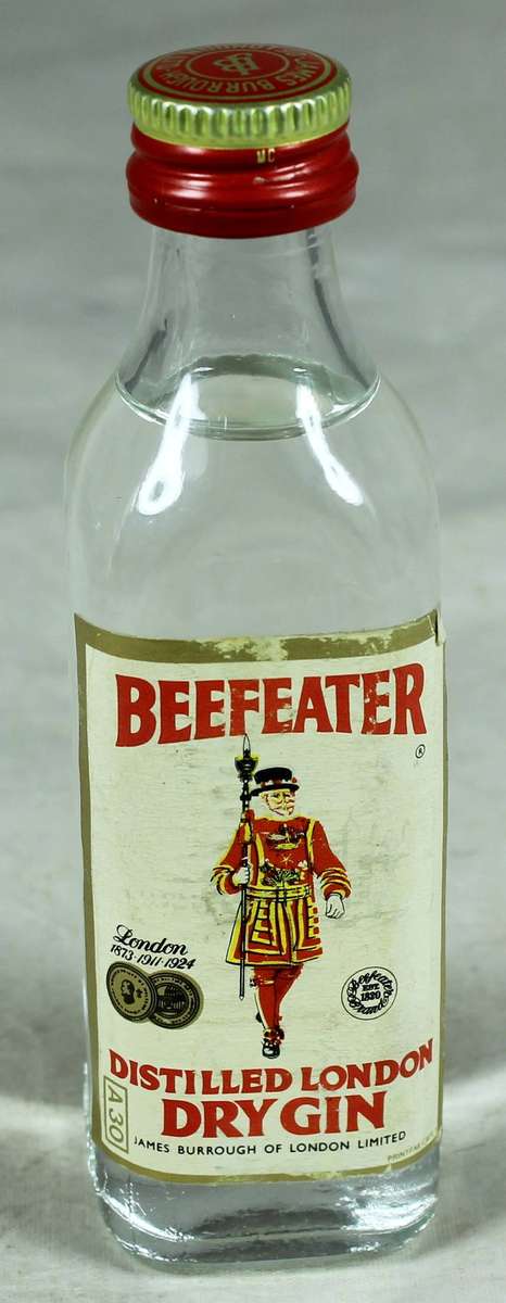 Mini liquor bottle - Beefeater Dry Gin