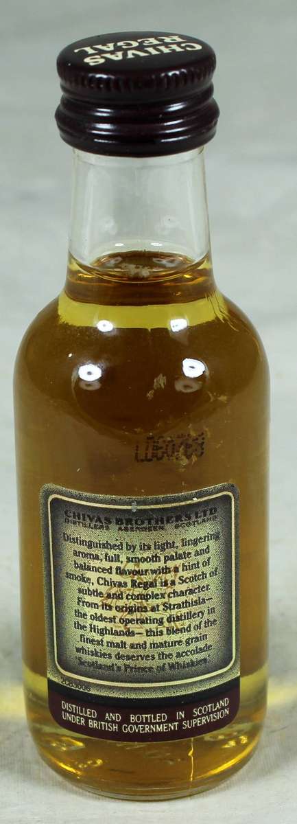 Mini liquor bottle - Chivas Regal (12 Year)