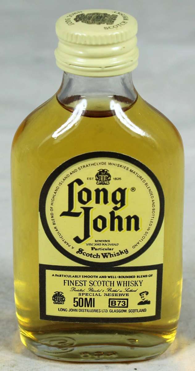 Mini liquor bottle - Long John Scotch Whisky
